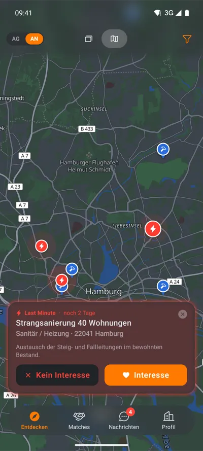 Android: Last-Minute-Vorschau auf der Karte